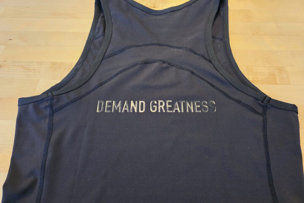 A7 Rausch Singlet - Branding on Back - Demand Greatness