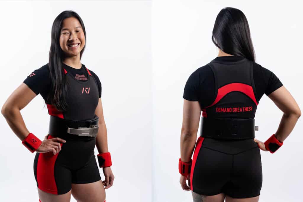 A7 Womens Rausch Singlet - Red Dawn