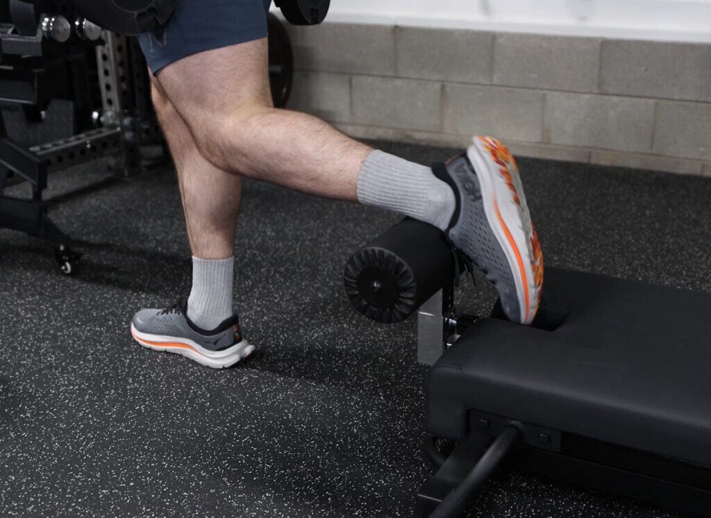 Nordic Back Extension Machine V2 - Bulgarian Split Squats - Toe Touching Pad