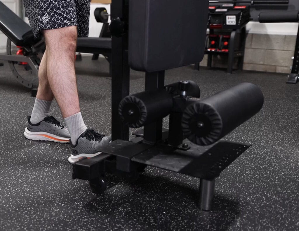 Nordic Back Extension Machine V2 - Vertical Storage
