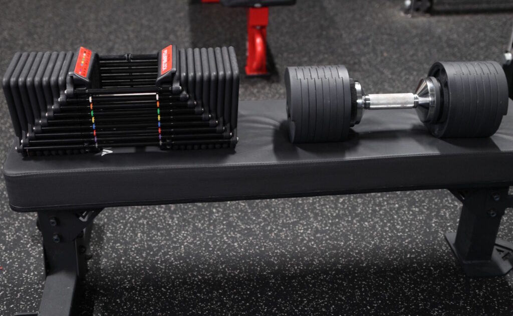 No Cage or Frame on the Snode AD80 Adjustable Dumbbells