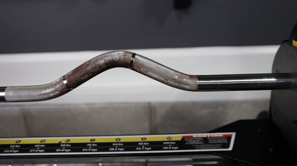 Bend Profile on the MX Select MX100 Curl Bar