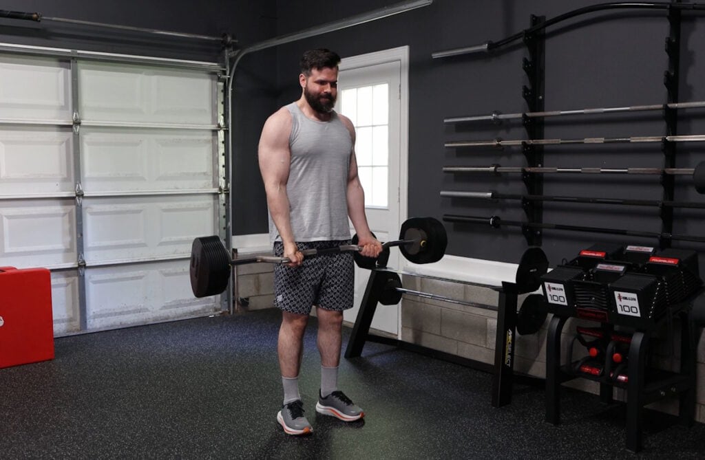 Biceps Curls With the MX Select MX100 Adjustable Curl Bar