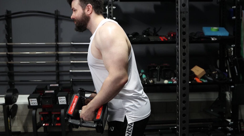 Lateral Raises With the PowerBlock Commercial Pro 100 Adjustable Dumbbells