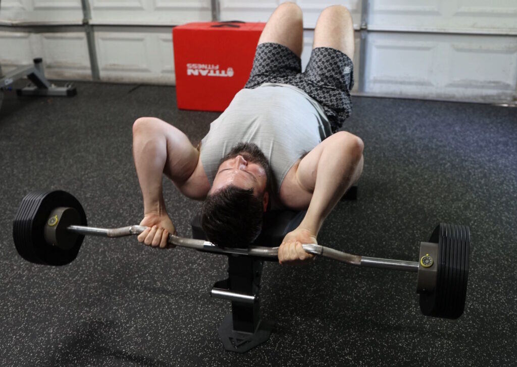 Lying Triceps Extensions with the MX Select MX100