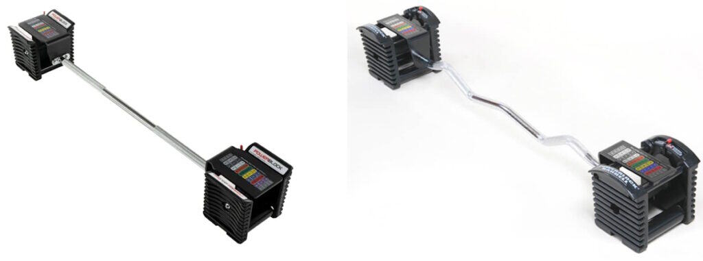 PowerBlock Pro 100 Straight Bar and EZ Bar