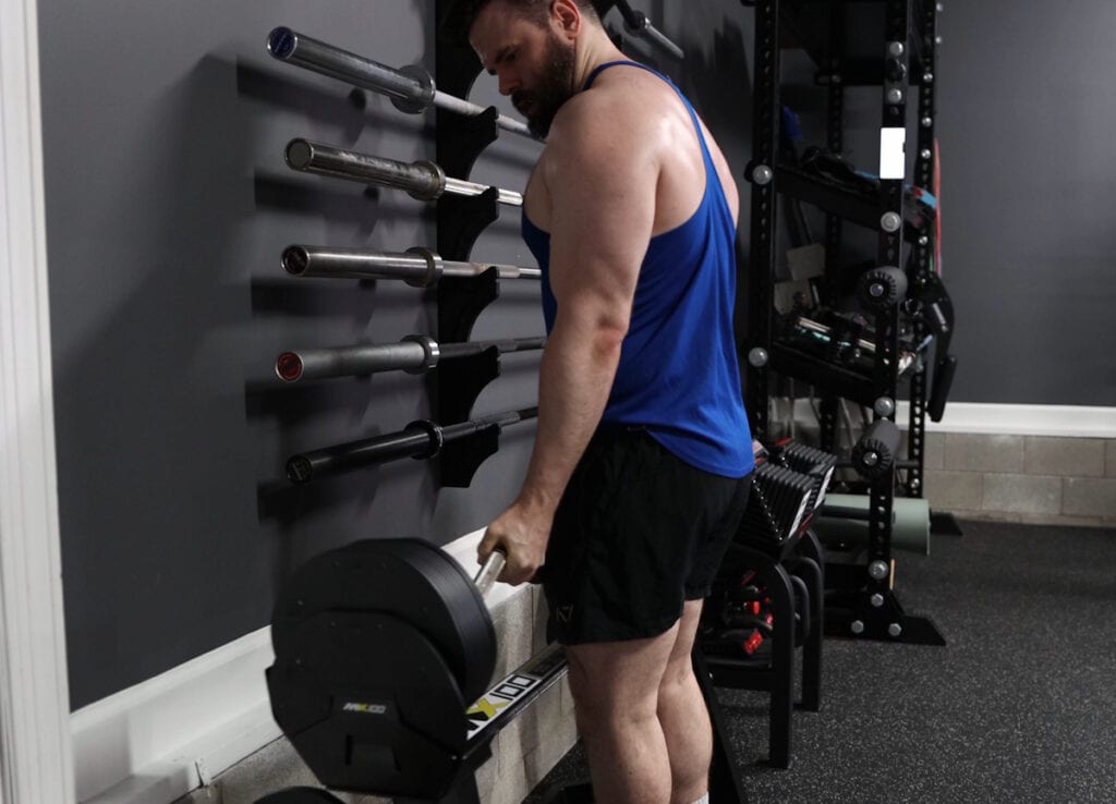 Racking and Unracking the MX Select Adjustable Barbell