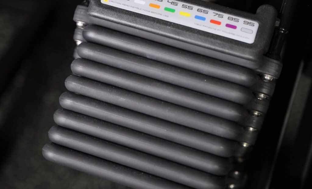 Urethane Plates on the PowerBlock Commercial Pro 100 Dumbbells