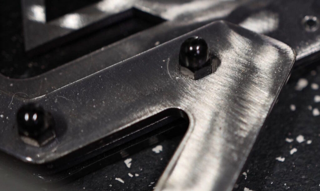 Acorn Nuts on the Vulcan M-61 Bench Front Foot Handle