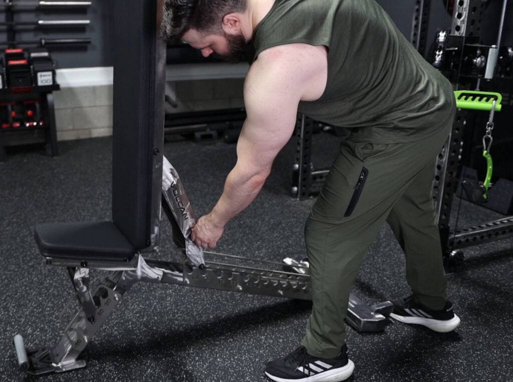 Adjusting the Backrest Angle on the Vulcan M-61 Bench