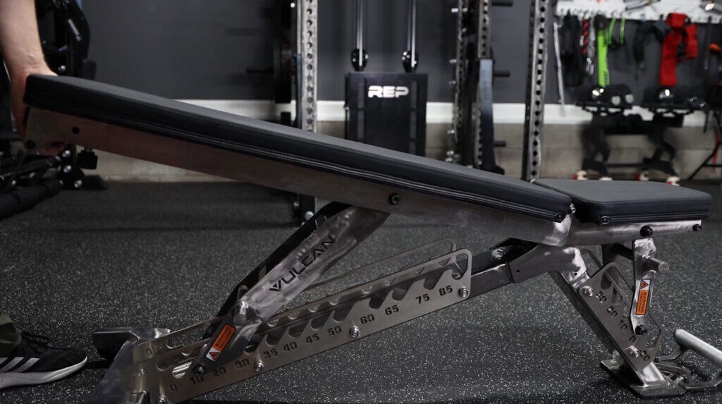 Adjusting the Backrest Angle on the Vulcan M-61 Multi-Bench