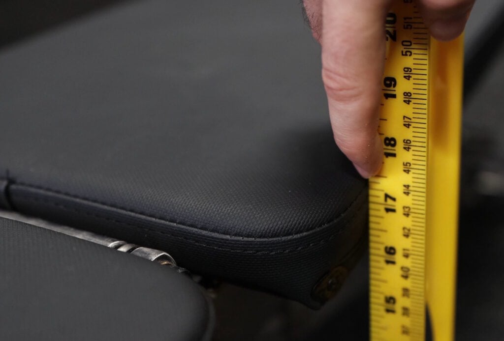 Bench Height - Vulcan M-61 Multi-Bench Dimensions