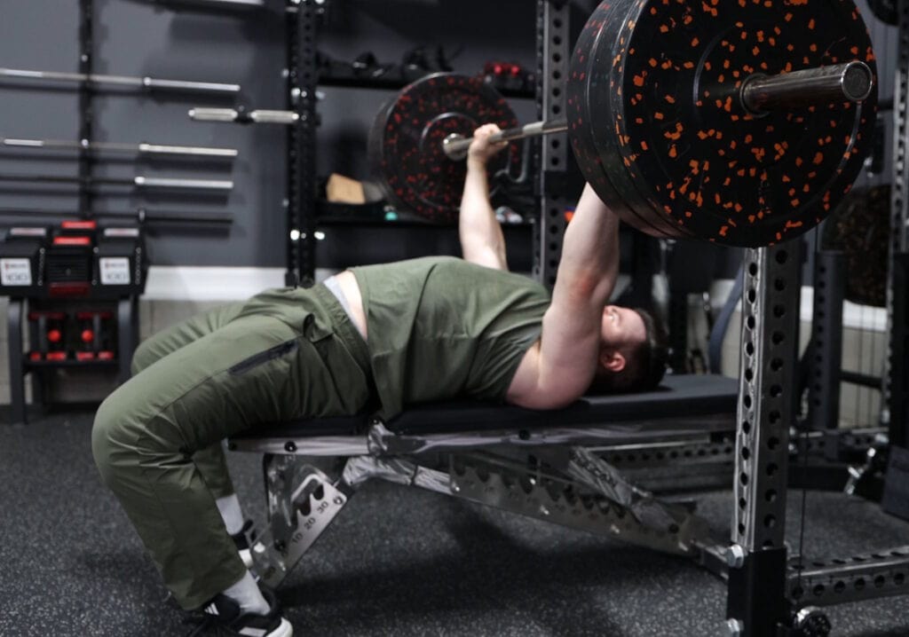 Flat Bench Pressing on the Vulcan M-61 Multi-Bench