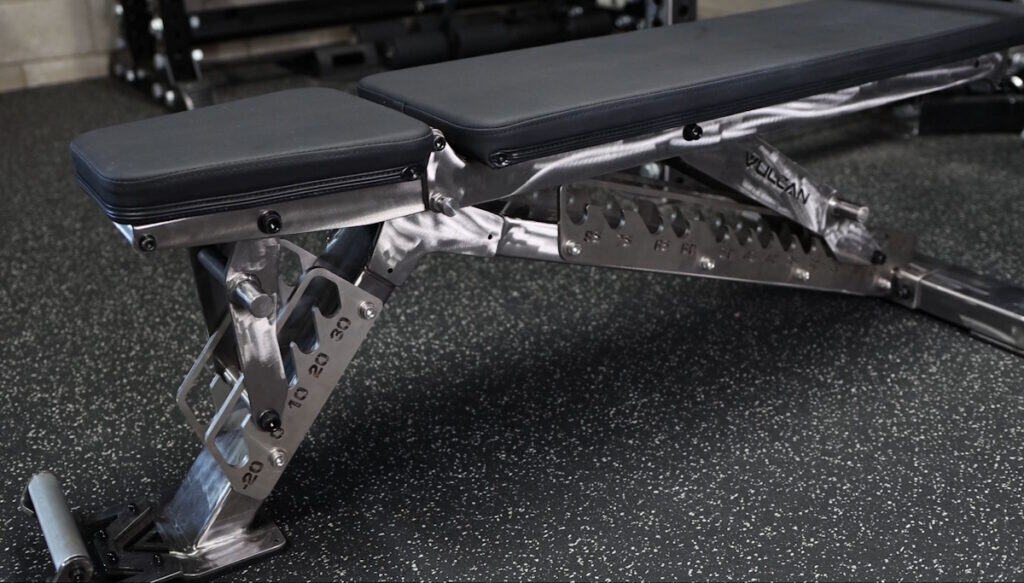Industrial Grind and Stainless Steel Finish on the Vulcan M-61 Bench