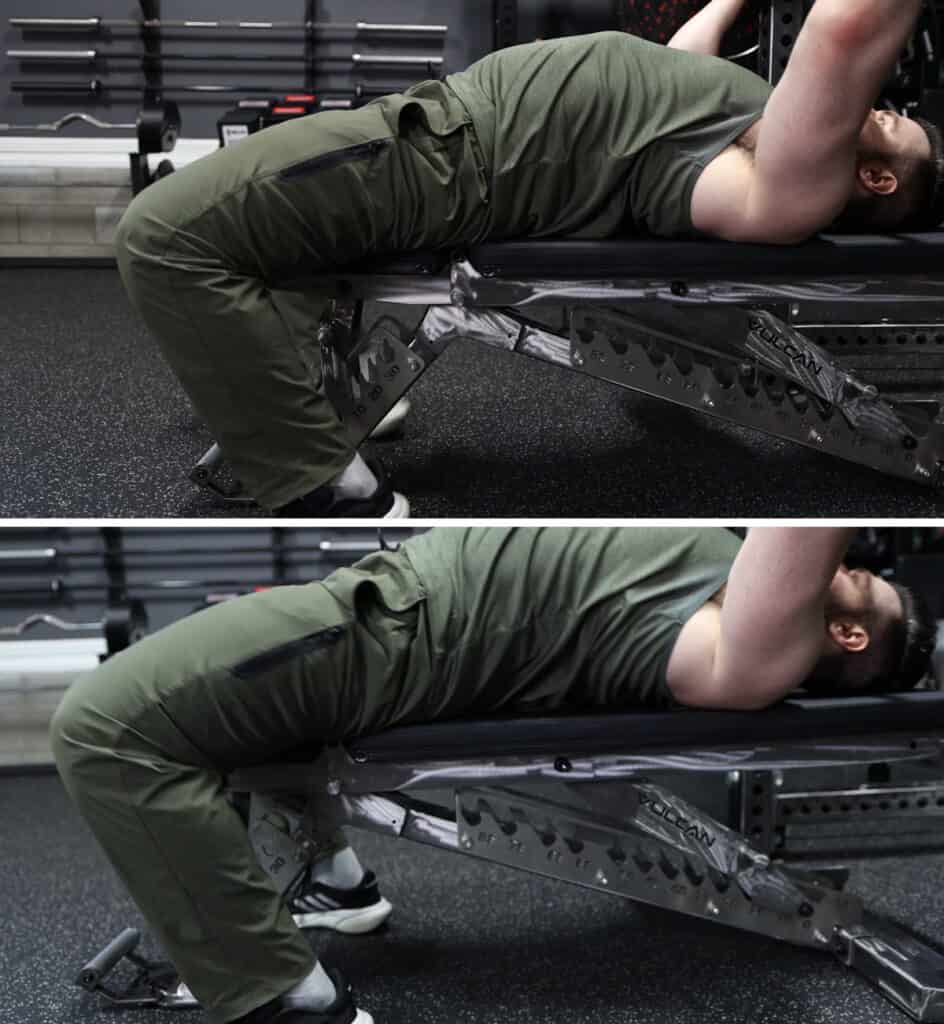 Pad Gap Demo - Shifting Body Position - Vulcan M-61 Multi-Bench