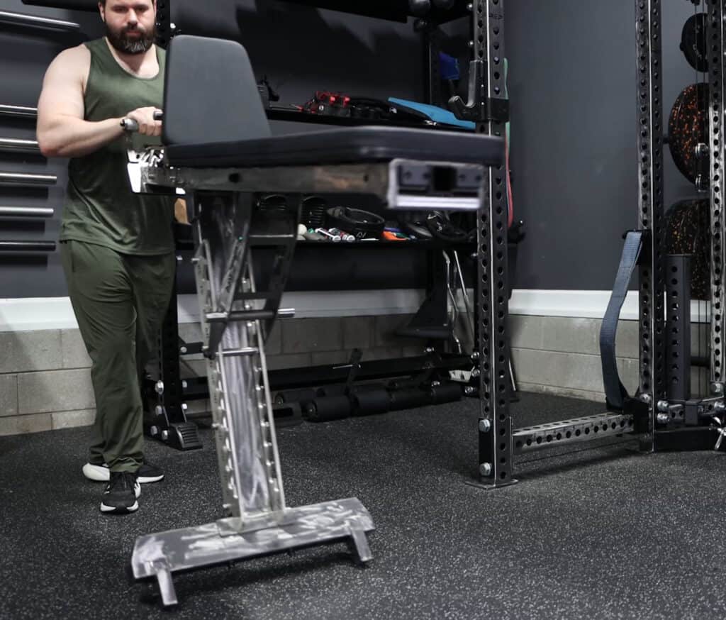 Slight Resistance on Wheels When Vulcan M-61 Multi-Bench is at a Steep Tilt