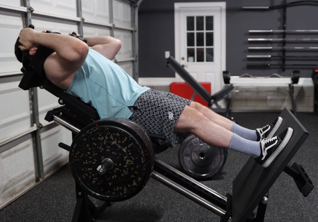 30-Degree Sled Angle on the Force USA Compact Leg Press & Hack Squat