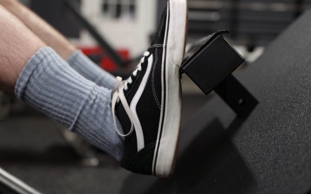Angled Edge on Calf Block - Force USA Compact Leg Press & Hack Squat