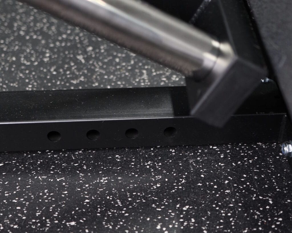 Band Peg Holes on the Force USA Compact Leg Press & Hack Squat