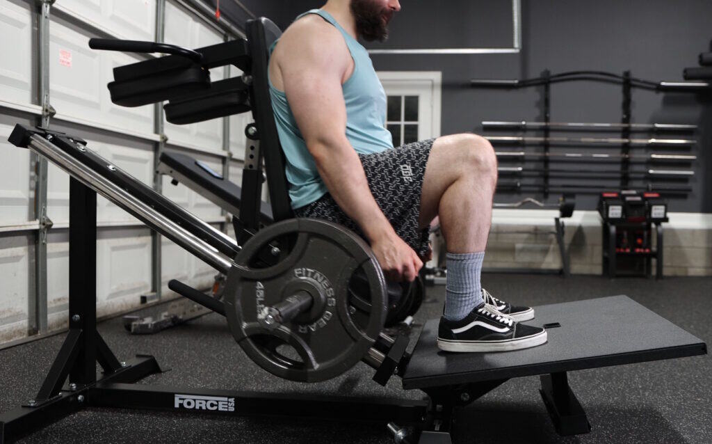 Flat Leg Press Angle - Force USA Compact Leg Press & Hack Squat