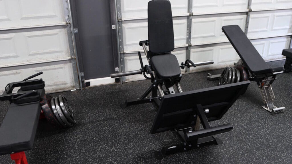 Footprint of the Force USA Compact Leg Press & Hack Squat