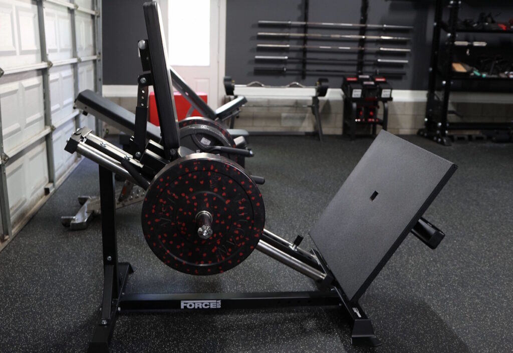 Force USA Compact Leg Press & Hack Squat - Leg Press Setup