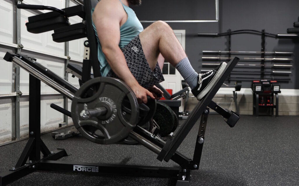 Steep Leg Press Angle - Force USA Compact Leg Press & Hack Squat