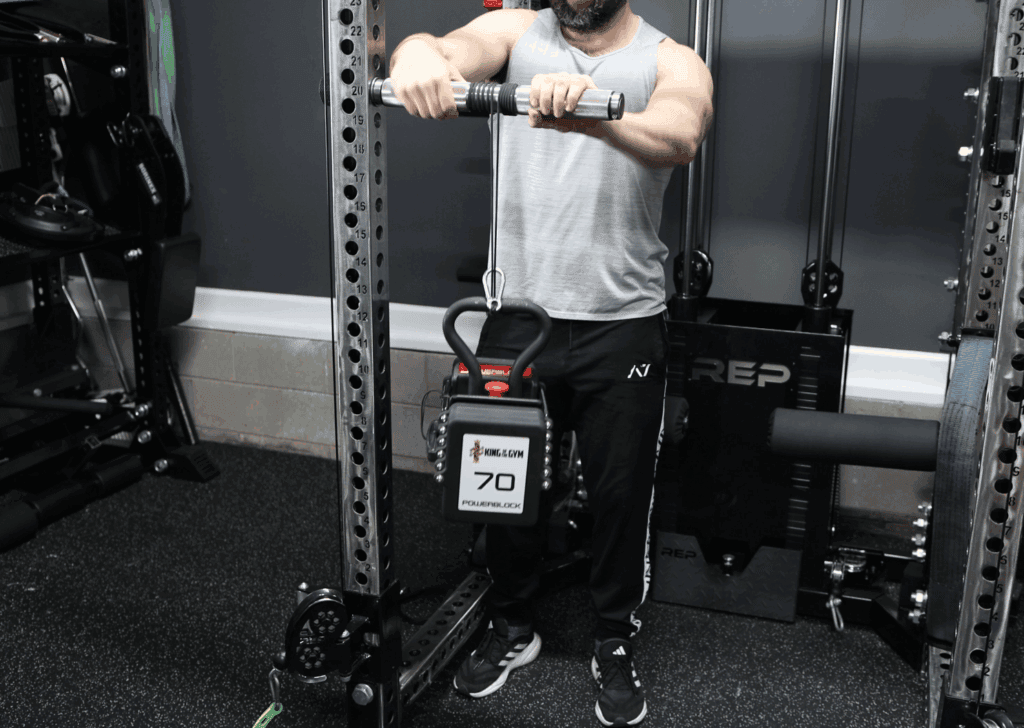 Using the JD Gym Equipped Wrist Roller with 70 lbs