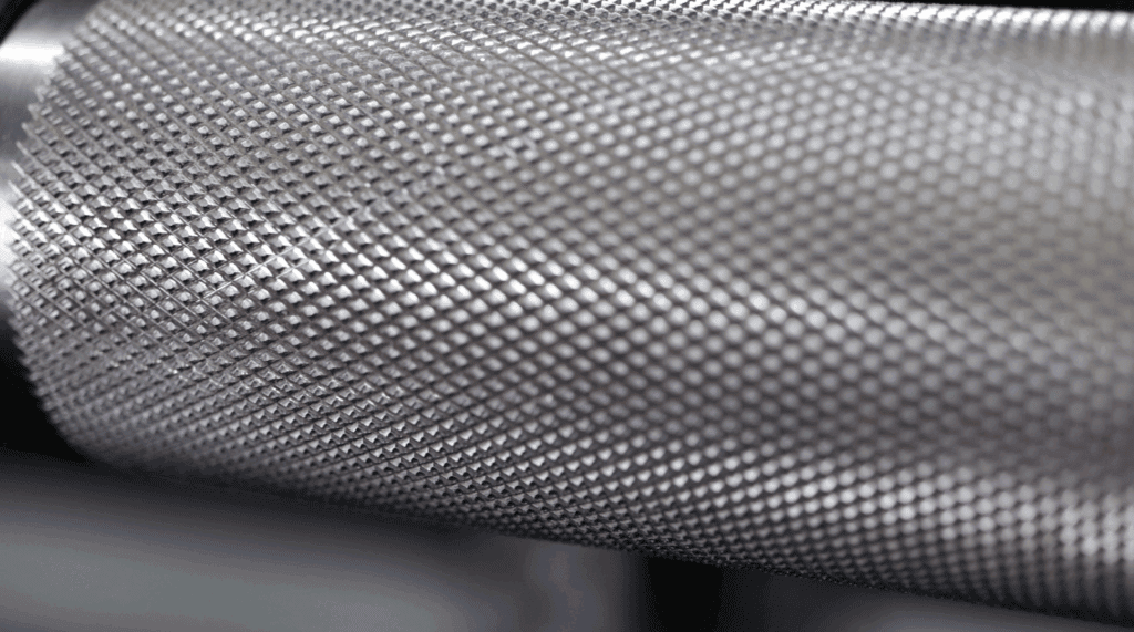 Volcano-Style Knurling on the JD Gym Equipped Wrist Roller