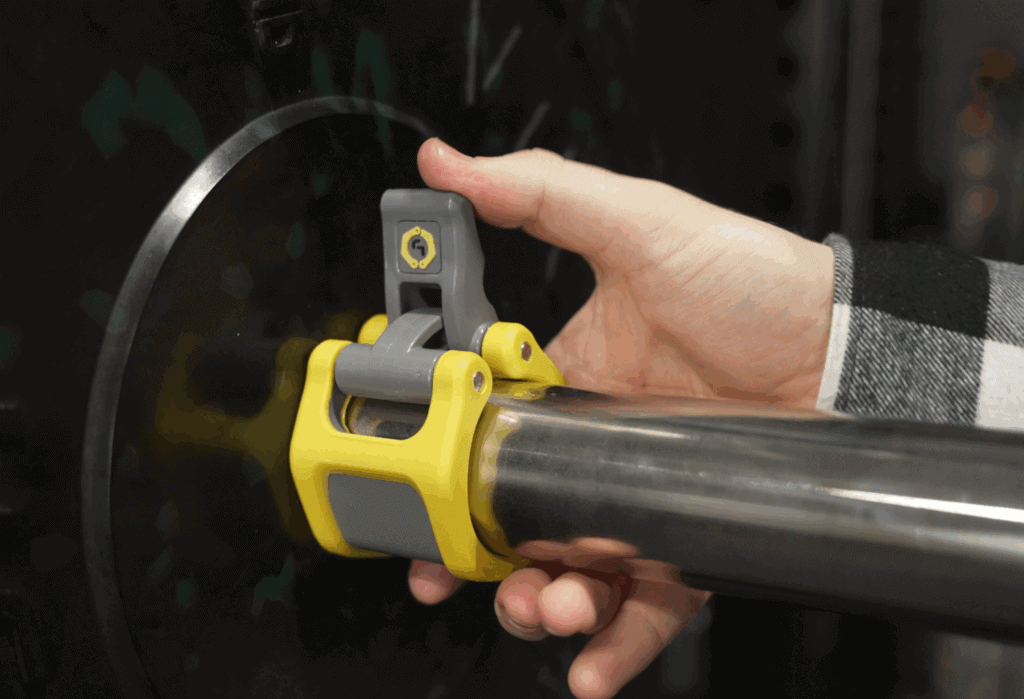 Lock-Jaw HEX Barbell Collar - Open & Close