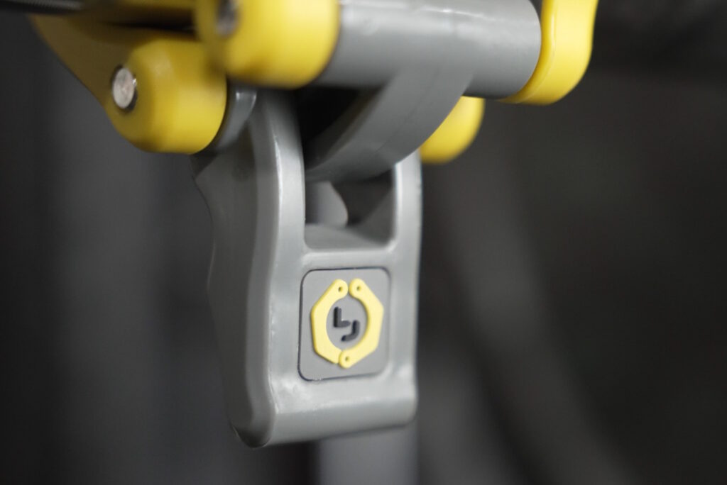 Lock-Jaw HEX Barbell Collar - Rubberized Logo