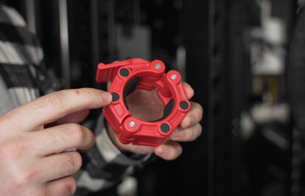 Lock-Jaw Olympic Barbell Collar - Design - Magnets