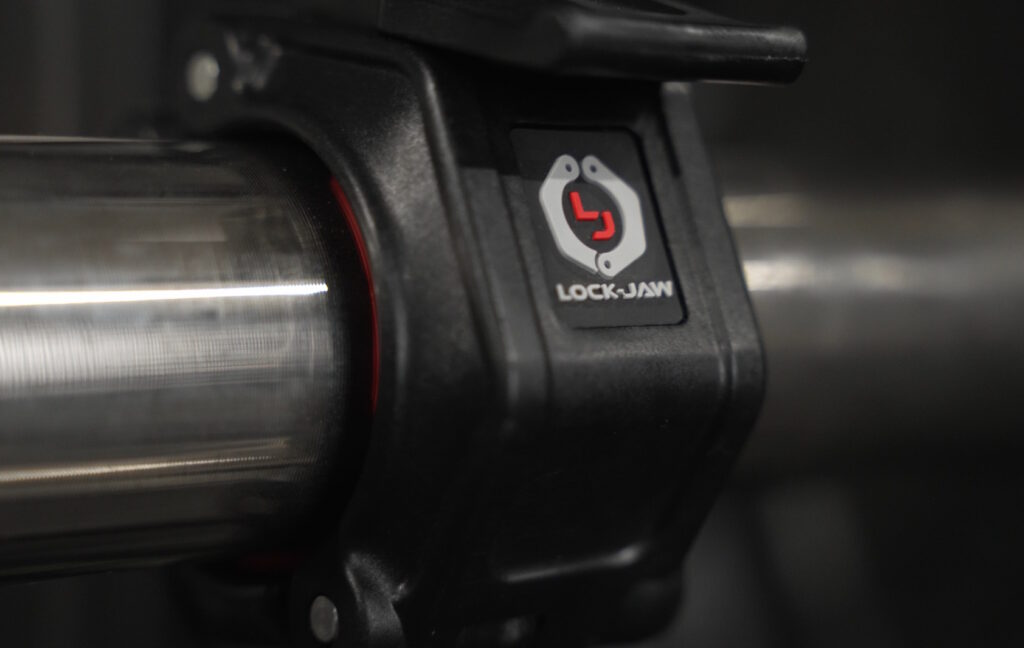 Lock-Jaw Olympic Barbell Collar - Rubberized Logo