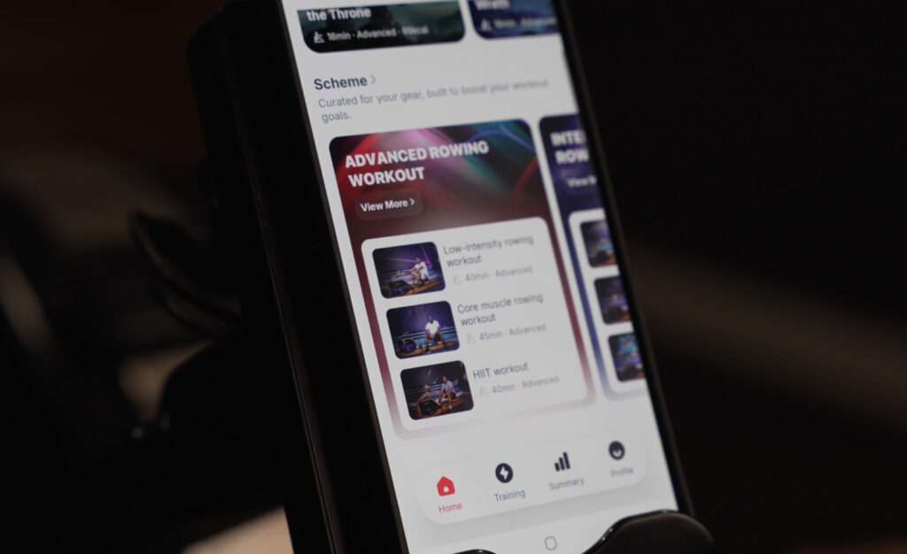 MERACH NovaRow R50 Air Rower - App