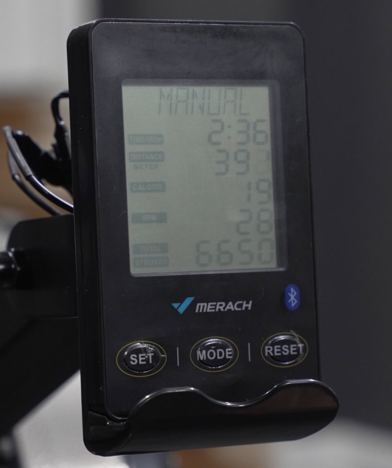 MERACH NovaRow R50 Air Rower - Console - Screen 2 Details