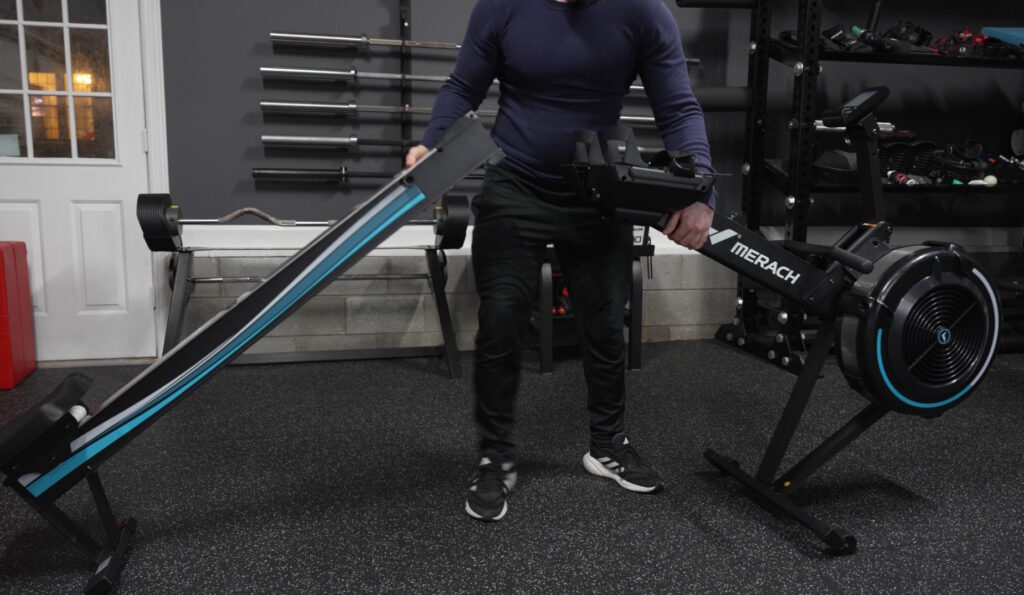 MERACH NovaRow R50 - Folding Into 2 Pieces With Locking Hinge