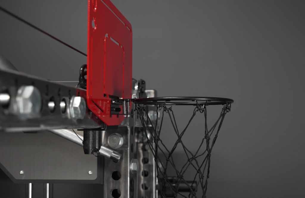 Oak Club Basketball Hoop - Rim Side View