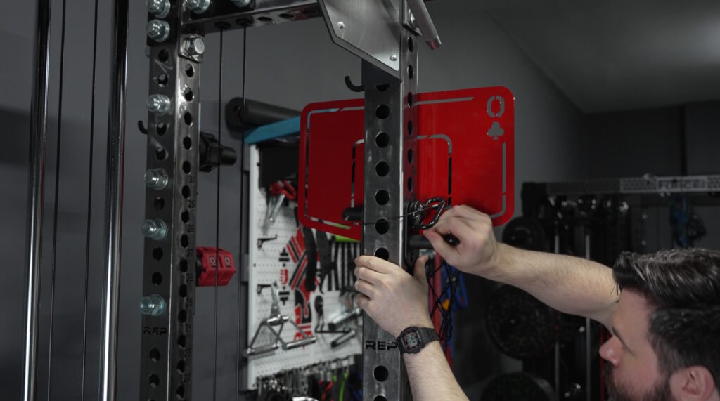 Oak Club Basketball Hoop - The Iron 3 - Vertical Mounting