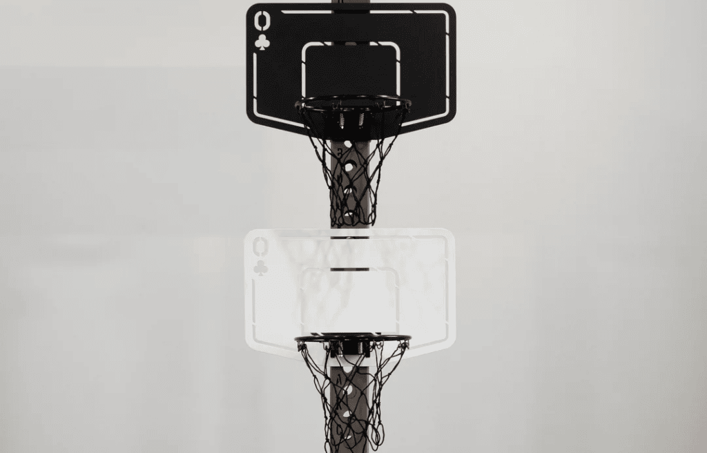 Oak Club Basketball Hoops - Black & White