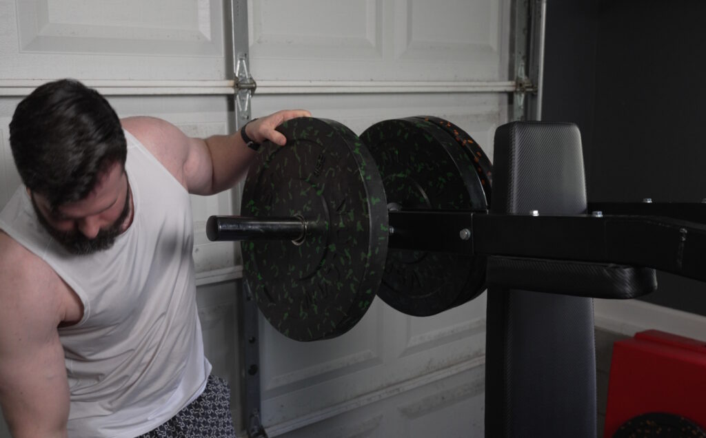 GMWD Pendulum Squat Review - Loading Weight Plates