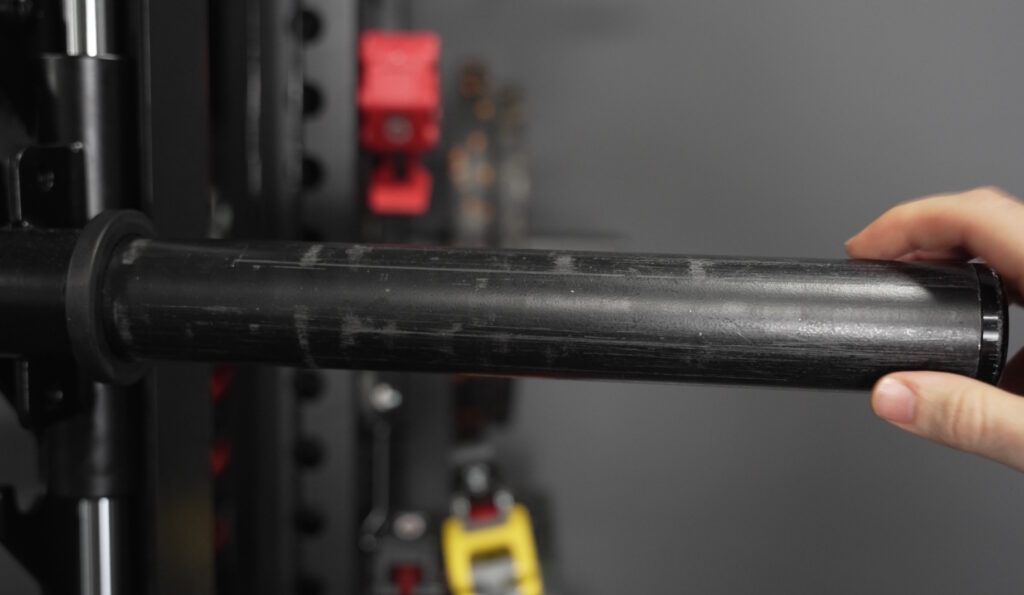 Force USA C20 - Easy Scratching on Smith Machine Sleeve Finish