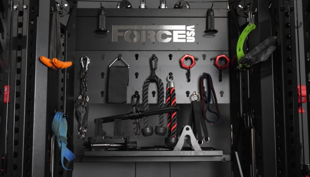 Force USA C20 Review - Storage Section - Pegboard