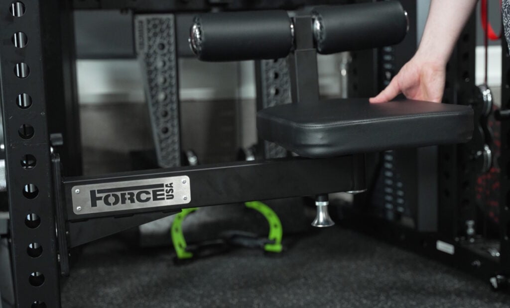 Force USA C20 Review - Swivel Seat Lifts Up