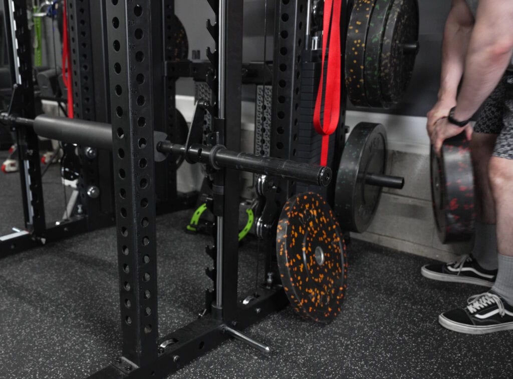 Force USA C20 Review - Weight Plate Storage