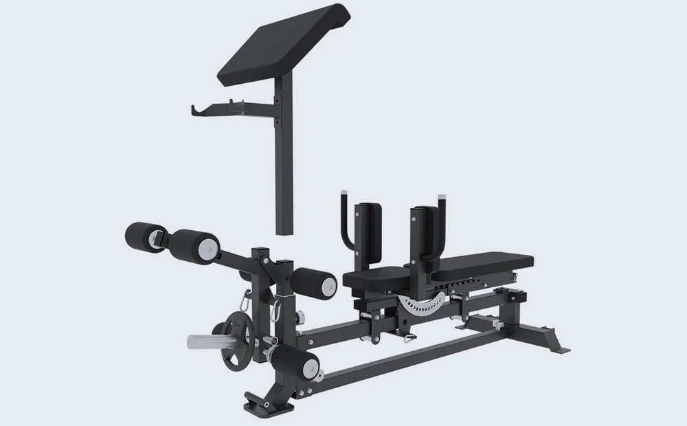 Force USA C20 Sliding Bench - Leg Developer and Preacher Curl Pad