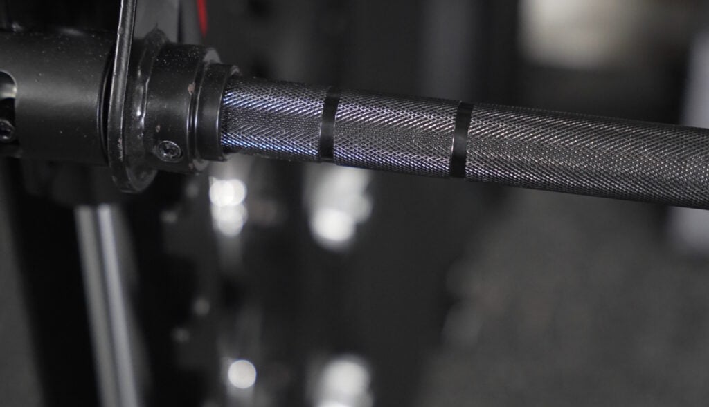 Force USA C20 Smith Machine - Knurling and Knurl Marks