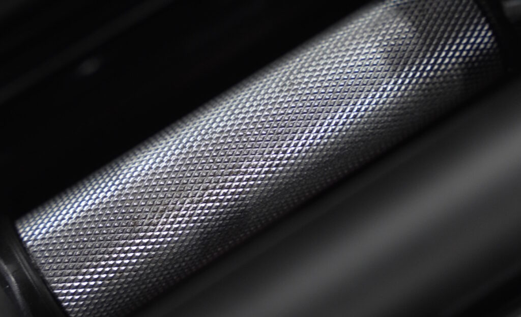 Knurling Closeup on the PowerBlock Elite USA 90
