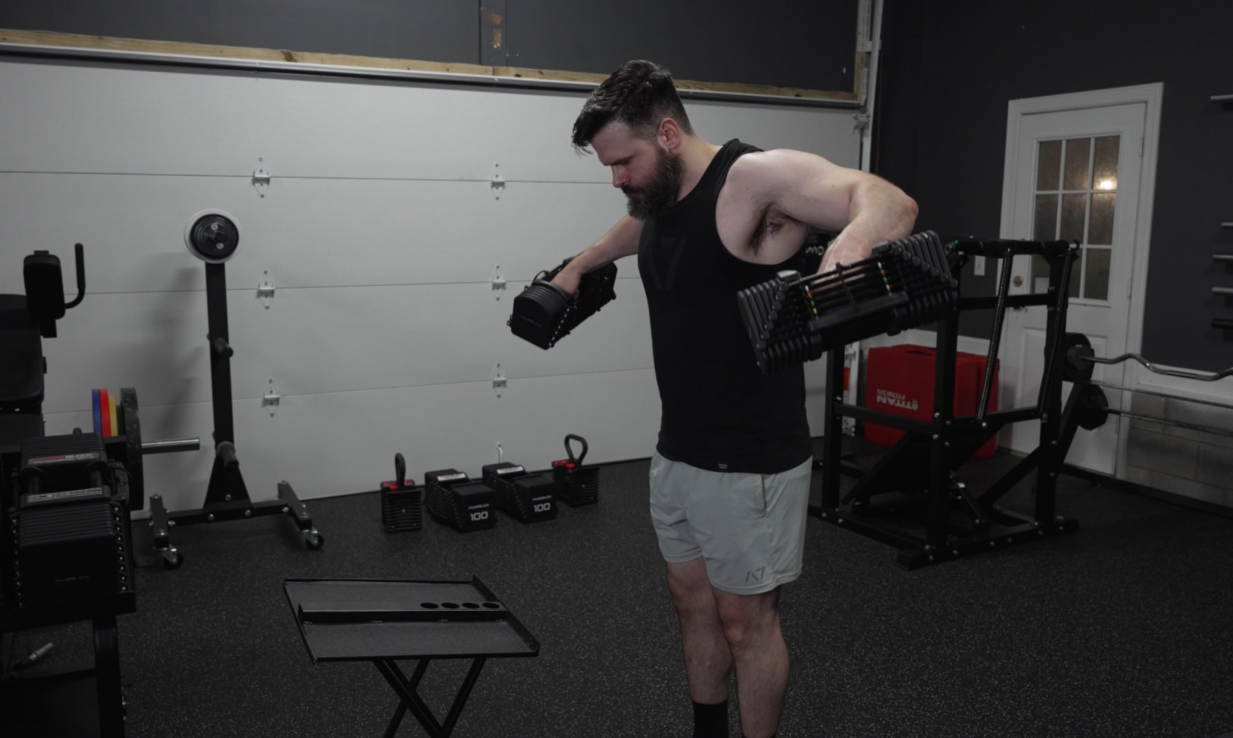 Lateral Raises With the PowerBlock Pro 32 Dumbbells