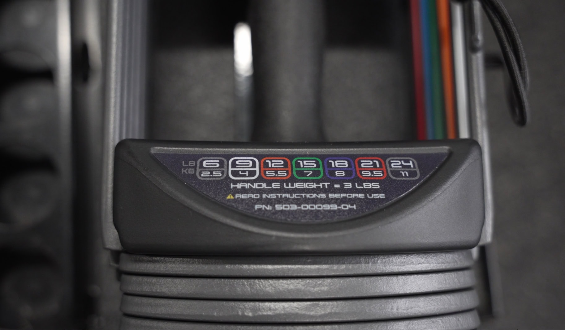 PowerBlock Sport 24 Weight Indicator Guide