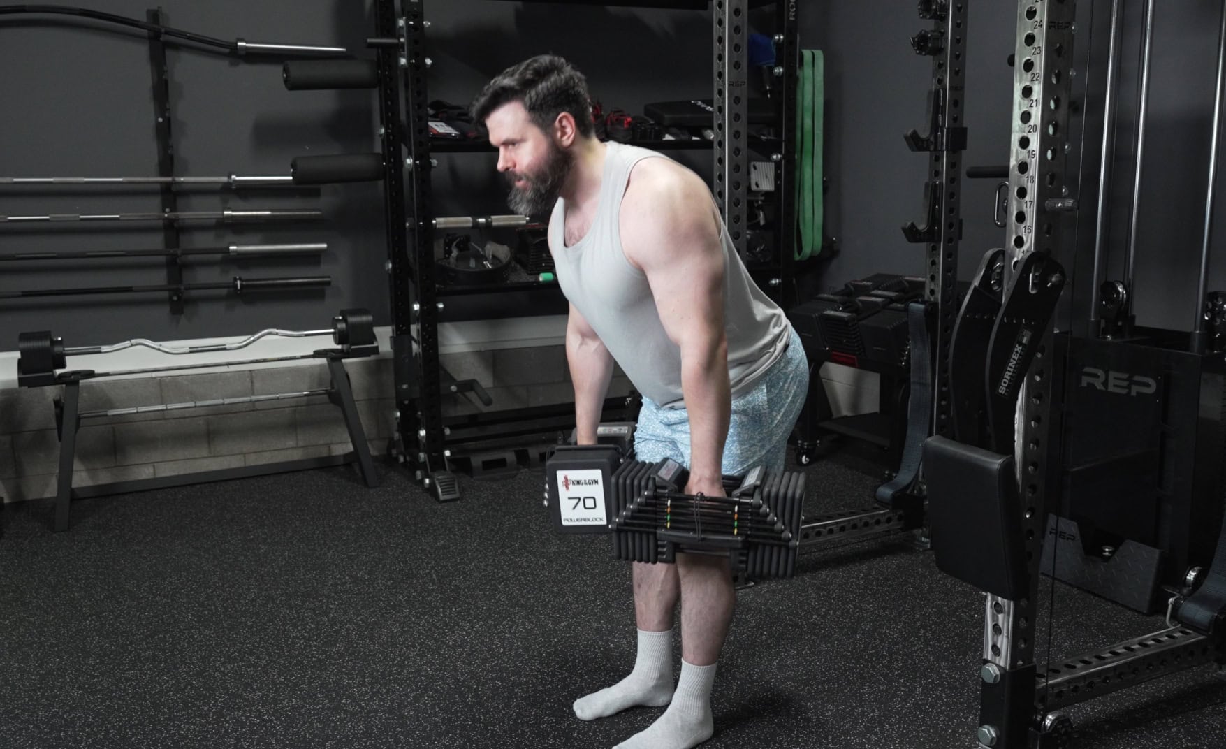 RDLs With the PowerBlock Commercial Pro 100 Adjustable Dumbbells